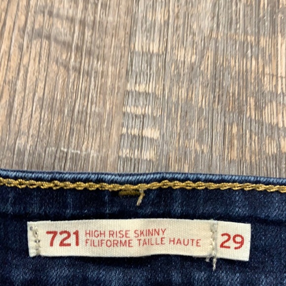 Levi’s skinny high rise jeans size 29 - Picture 4 of 8